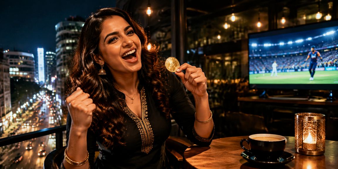 Mobile bettor using smartphone to place bets in India